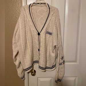 Original Cream folklore album Taylor Swift Cardigan